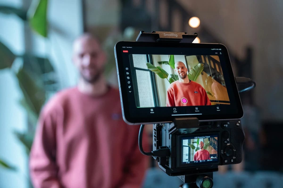 Social media creator producing short-form video content with VideoFX